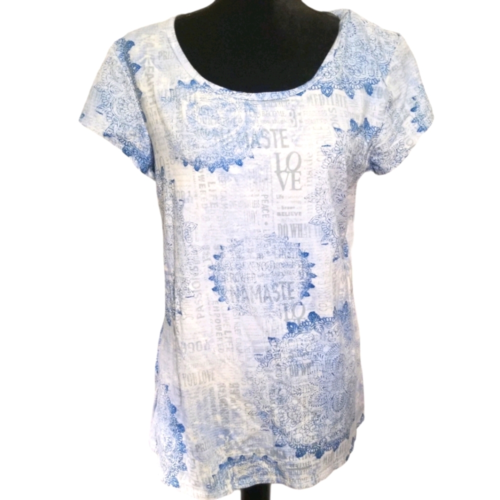 Earth Yoga Blue Print Activewear